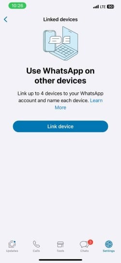 WhatsApp linked devices to protect against WhatsApp Desktop Exploit